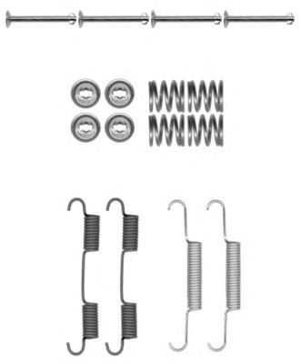 HELLA PAGID 8dz355202071 -  Комплектующие, стояночная тормозная система
